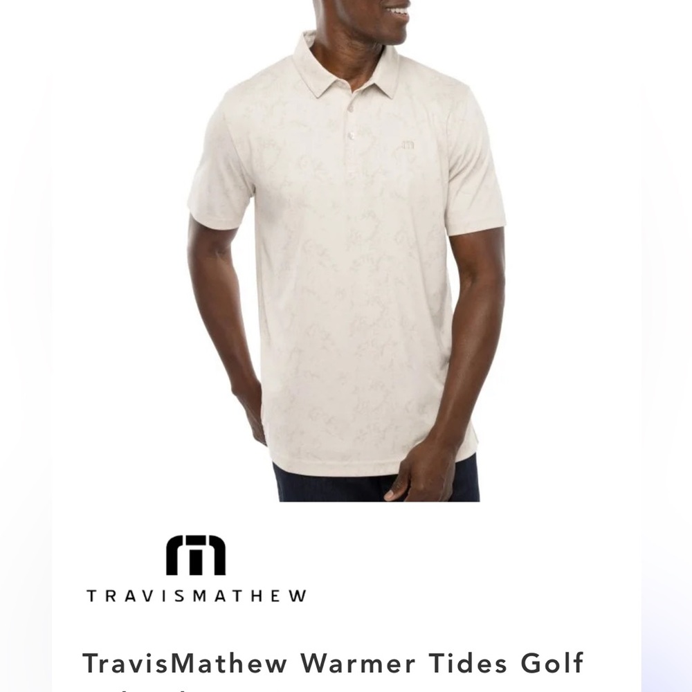 Travis Matthew Warmer tides golf polo shirt